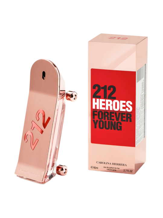 Carolina Herrera 212 Heroes Forever Young EDP 80 ml para dama | Huele Bonito