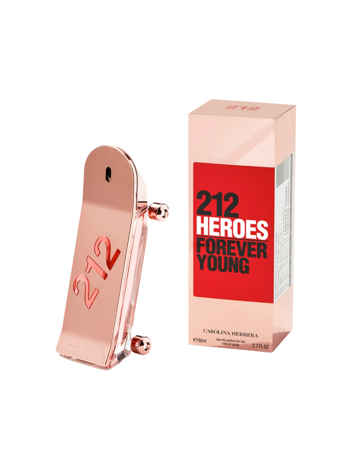 Carolina Herrera 212 Heroes Forever Young EDP 80 ml para dama | Huele Bonito