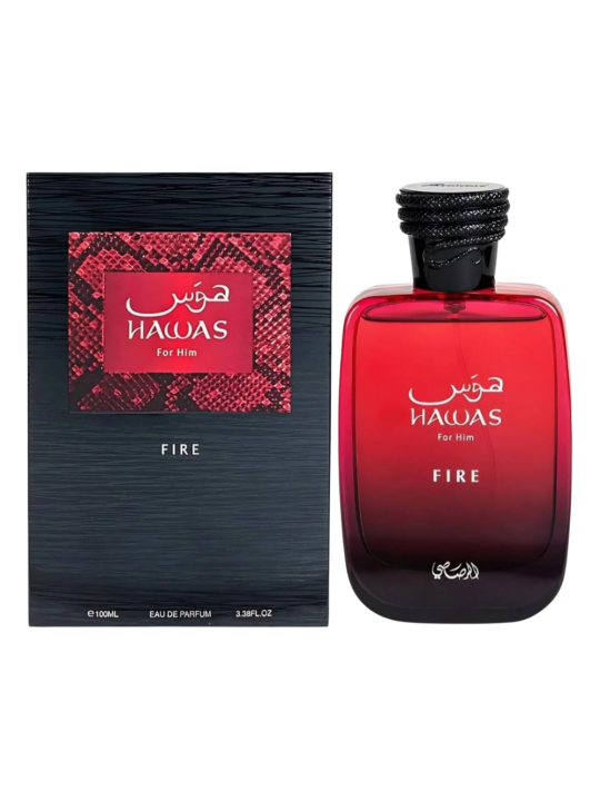 Rasasi Hawas Fire EDP 100 ml para todos | Huele Bonito