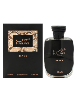 Rasasi Hawas Black EDP 100 ml para hombre | Huele Bonito