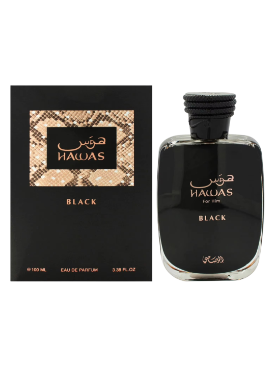 Rasasi Hawas Black EDP 100 ml para hombre | Huele Bonito