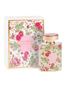 Miracle Dubai de Al Haramain Perfumes es una fragancia de la familia olfativa Almizcle Floral Amaderado para Hombres y Mujeres