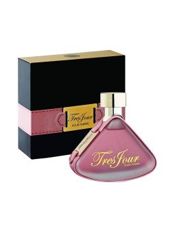 Tres Jour de Armaf es una fragancia de la familia olfativa Almizcle Floral Amaderado para Mujeres.