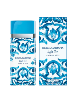Light Blue Capri In Love Eau de Parfum de Dolce&Gabbana es una fragancia de la familia olfativa Floral Frutal para Mujeres
