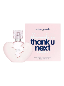 Thank U, Next de Ariana Grande es una fragancia de la familia olfativa Floral Frutal Gourmand para Mujeres